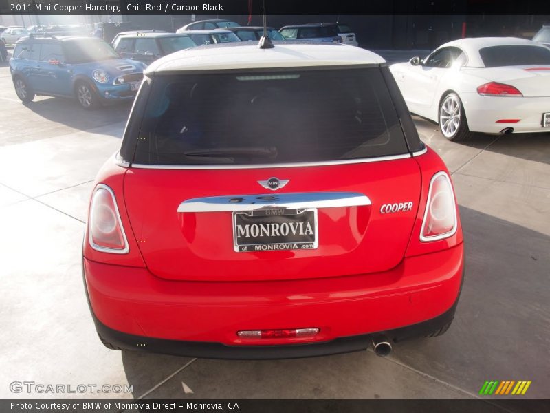 Chili Red / Carbon Black 2011 Mini Cooper Hardtop