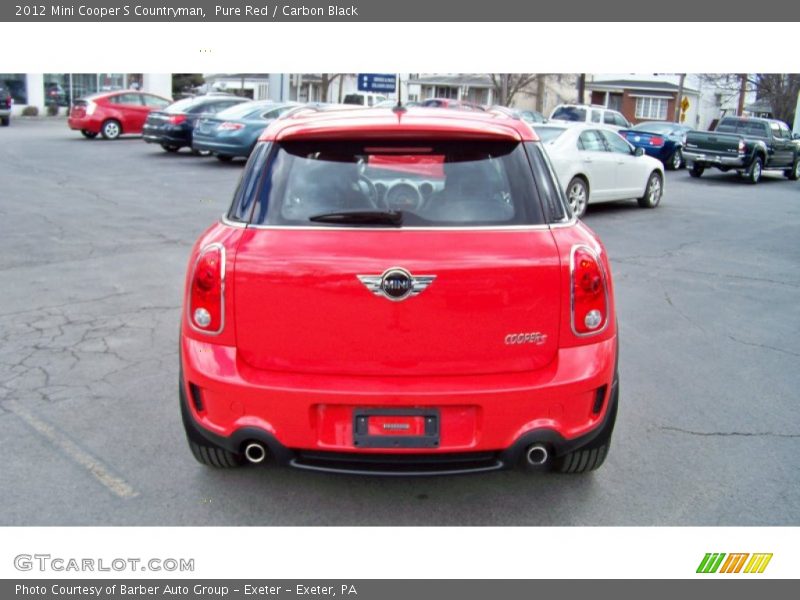 Pure Red / Carbon Black 2012 Mini Cooper S Countryman
