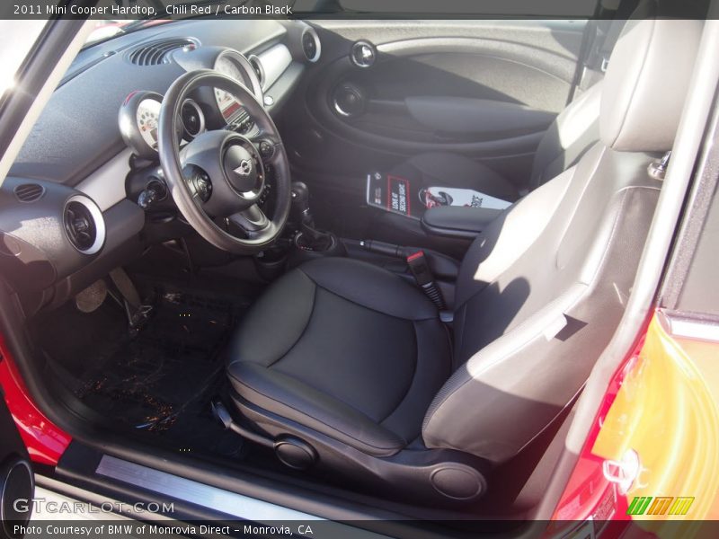 Chili Red / Carbon Black 2011 Mini Cooper Hardtop