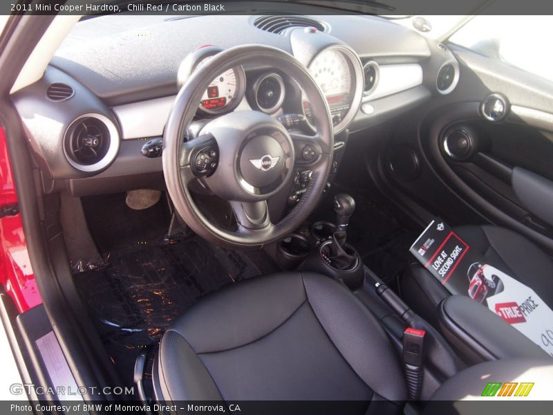 Chili Red / Carbon Black 2011 Mini Cooper Hardtop