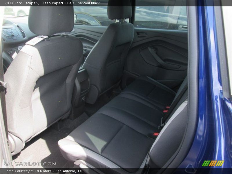 Deep Impact Blue / Charcoal Black 2014 Ford Escape S