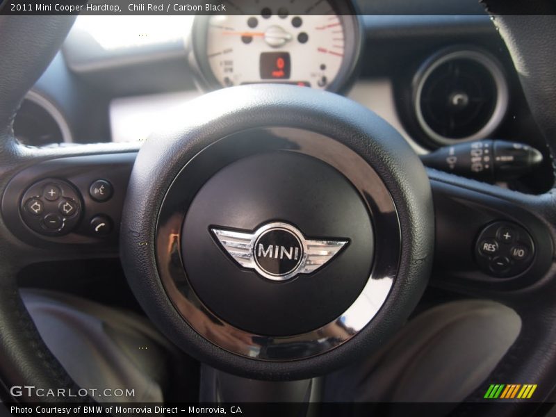 Chili Red / Carbon Black 2011 Mini Cooper Hardtop