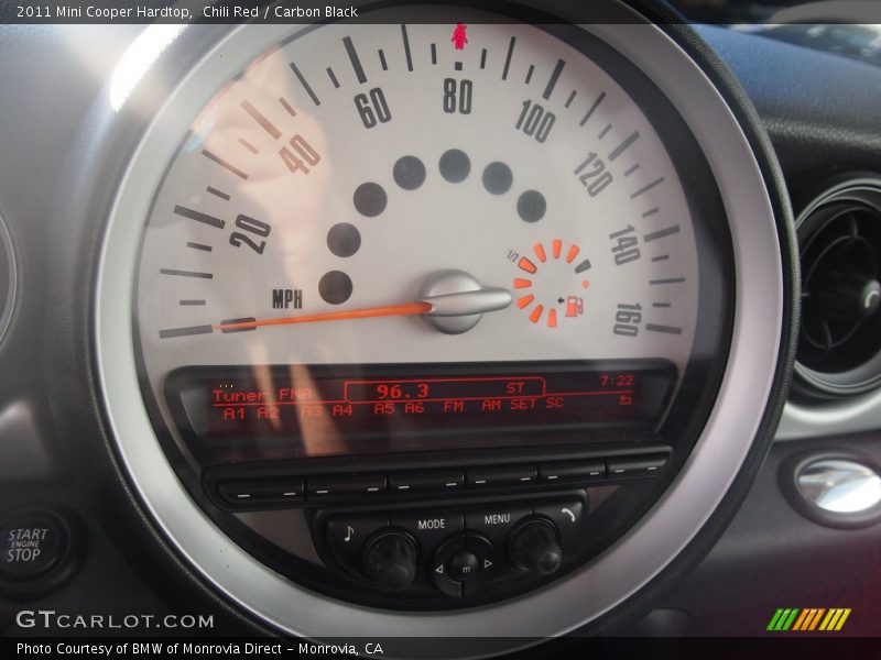 Chili Red / Carbon Black 2011 Mini Cooper Hardtop