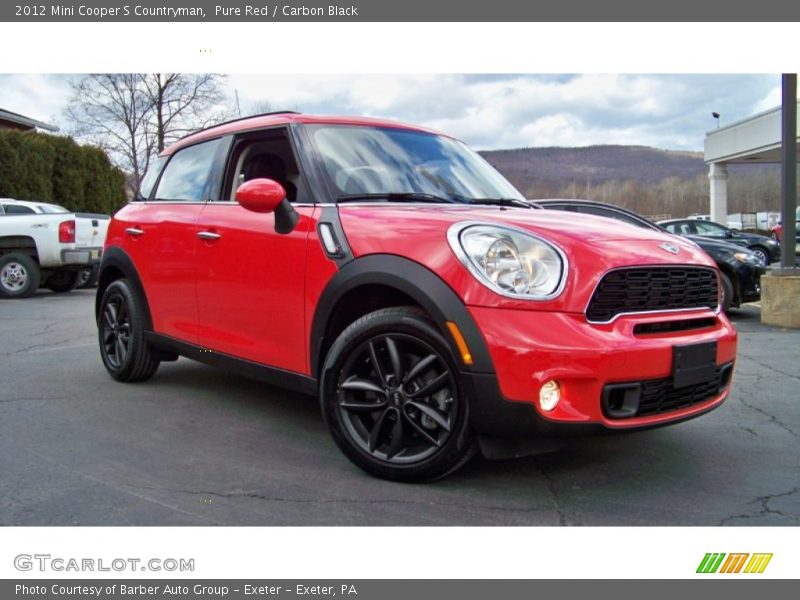 Pure Red / Carbon Black 2012 Mini Cooper S Countryman