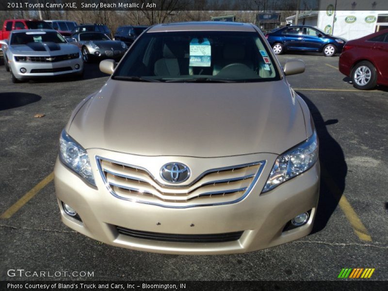 Sandy Beach Metallic / Ash 2011 Toyota Camry XLE