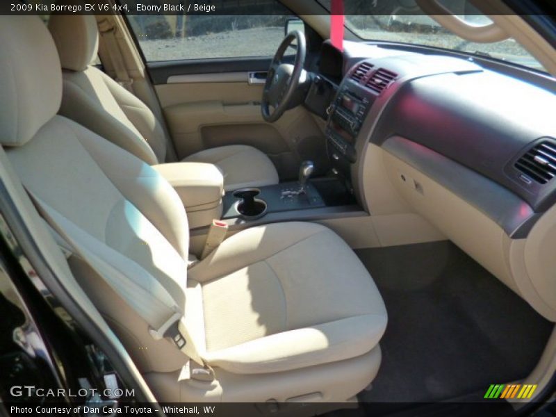 Ebony Black / Beige 2009 Kia Borrego EX V6 4x4
