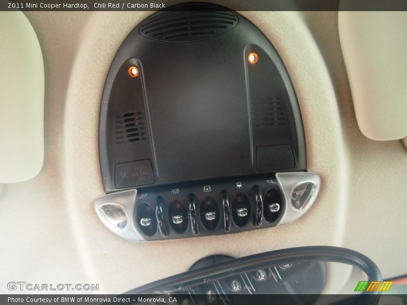 Chili Red / Carbon Black 2011 Mini Cooper Hardtop