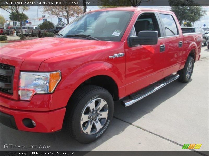 Race Red / Steel Grey 2014 Ford F150 STX SuperCrew