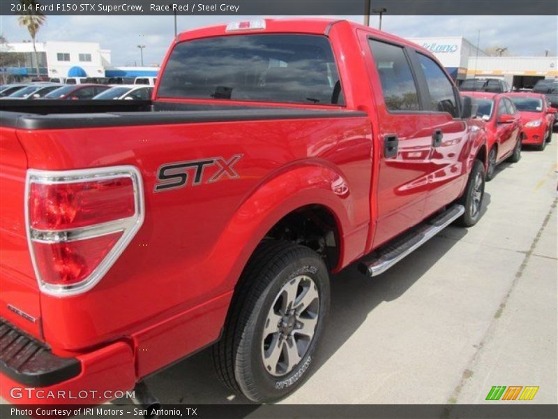 Race Red / Steel Grey 2014 Ford F150 STX SuperCrew