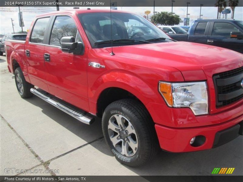 Race Red / Steel Grey 2014 Ford F150 STX SuperCrew