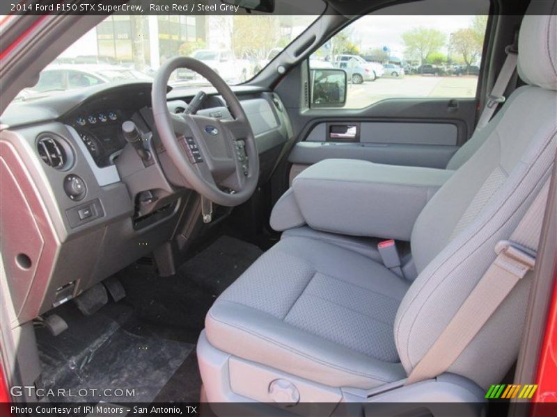 Race Red / Steel Grey 2014 Ford F150 STX SuperCrew