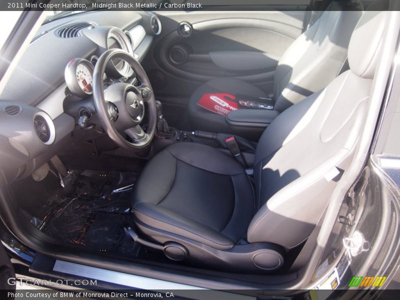 Midnight Black Metallic / Carbon Black 2011 Mini Cooper Hardtop