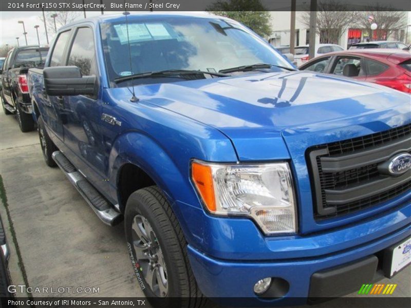 Blue Flame / Steel Grey 2014 Ford F150 STX SuperCrew