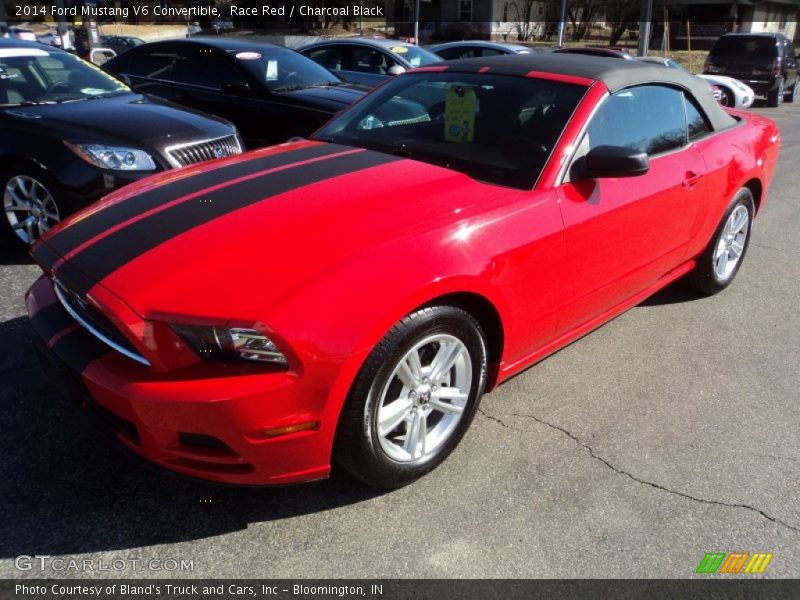 Race Red / Charcoal Black 2014 Ford Mustang V6 Convertible