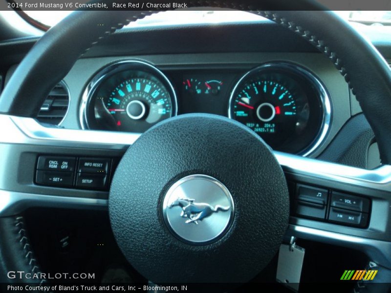 Race Red / Charcoal Black 2014 Ford Mustang V6 Convertible