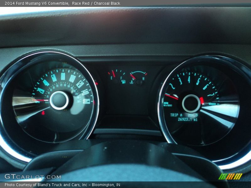 Race Red / Charcoal Black 2014 Ford Mustang V6 Convertible