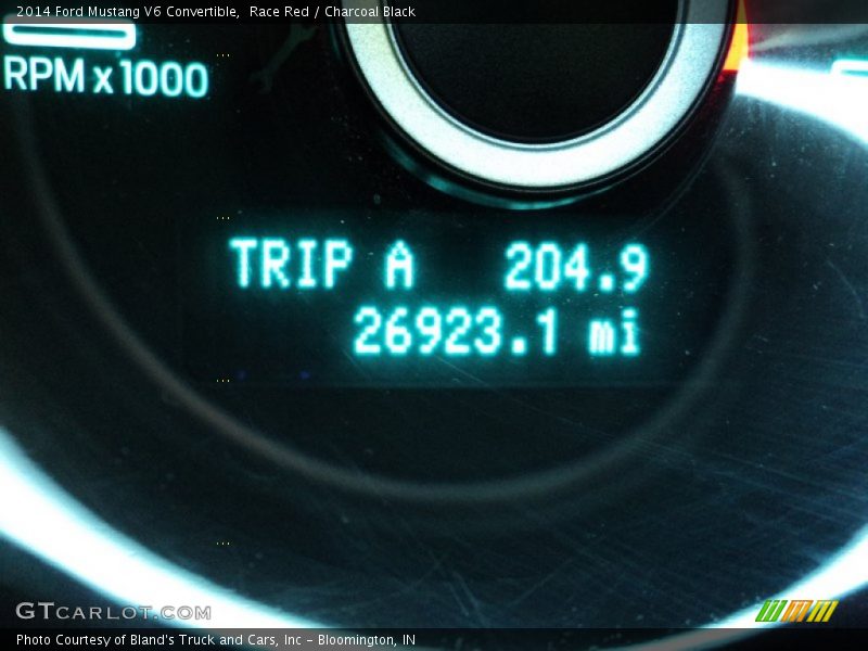 Race Red / Charcoal Black 2014 Ford Mustang V6 Convertible