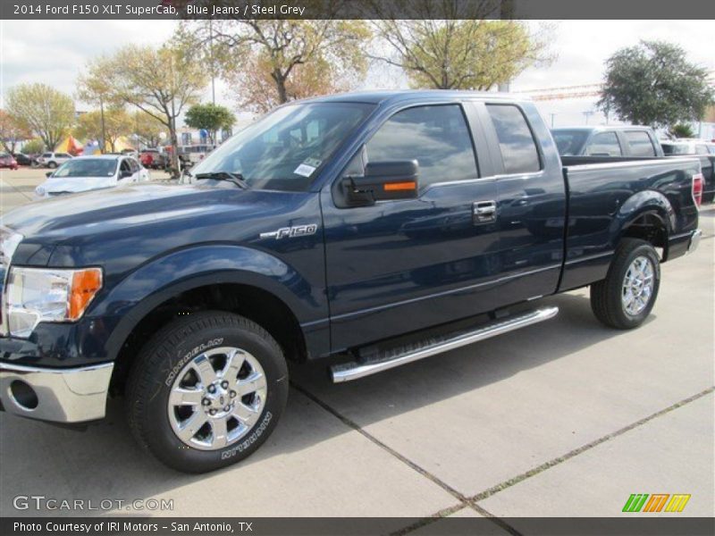 Blue Jeans / Steel Grey 2014 Ford F150 XLT SuperCab