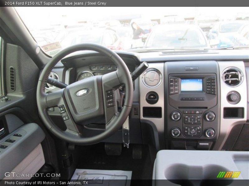 Blue Jeans / Steel Grey 2014 Ford F150 XLT SuperCab