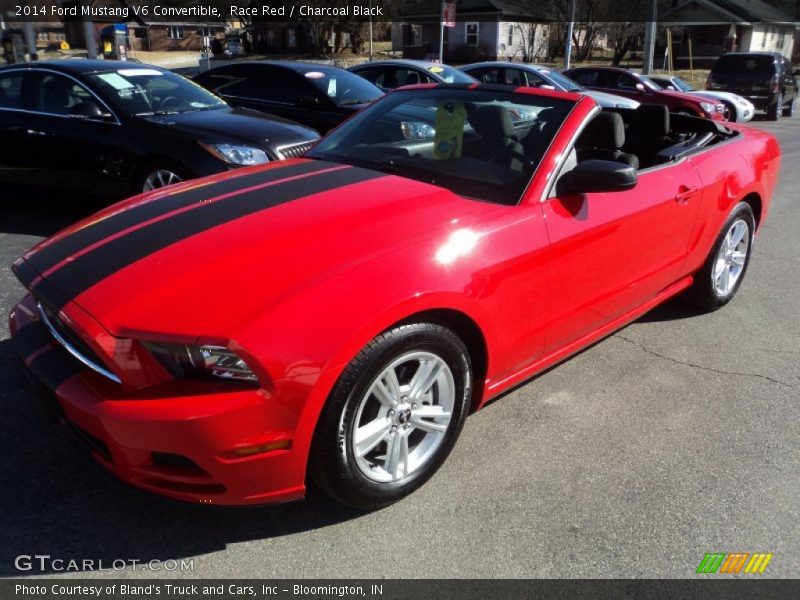 Race Red / Charcoal Black 2014 Ford Mustang V6 Convertible