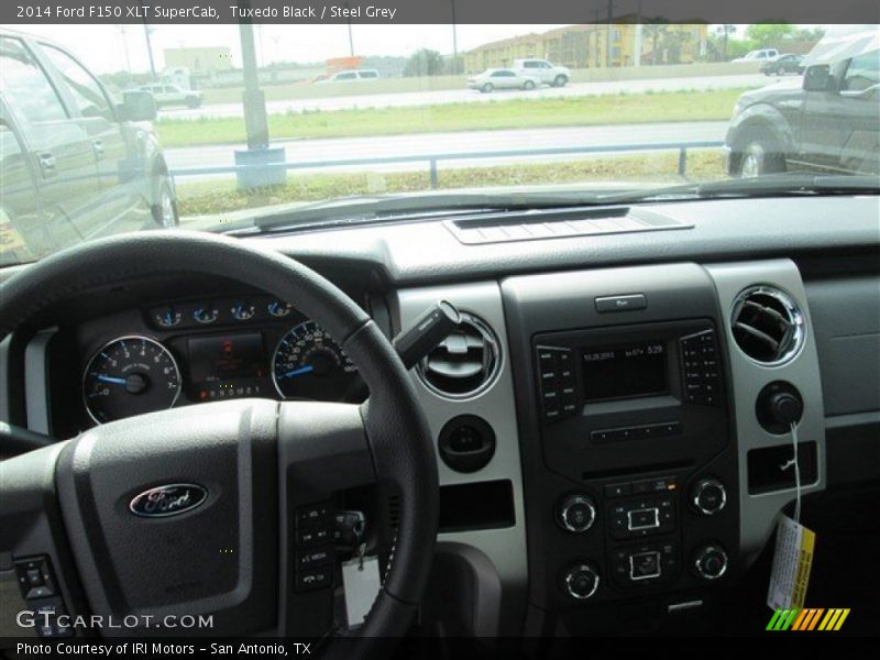 Tuxedo Black / Steel Grey 2014 Ford F150 XLT SuperCab