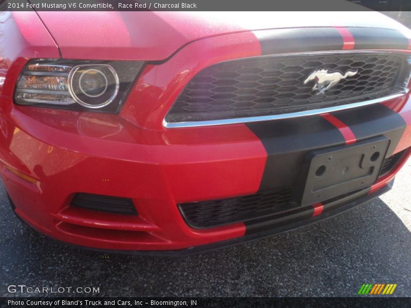 Race Red / Charcoal Black 2014 Ford Mustang V6 Convertible