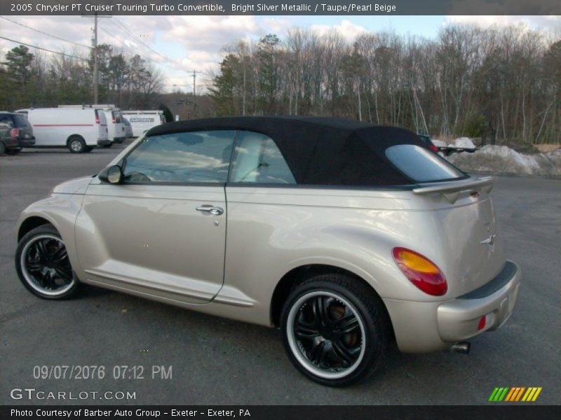 Bright Silver Metallic / Taupe/Pearl Beige 2005 Chrysler PT Cruiser Touring Turbo Convertible