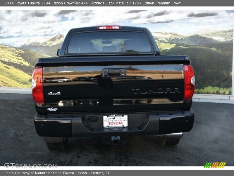 Attitude Black Metallic / 1794 Edition Premium Brown 2014 Toyota Tundra 1794 Edition Crewmax 4x4
