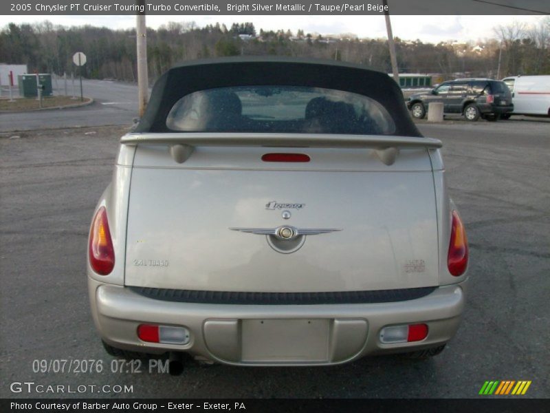 Bright Silver Metallic / Taupe/Pearl Beige 2005 Chrysler PT Cruiser Touring Turbo Convertible