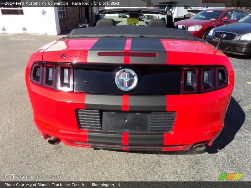 Race Red / Charcoal Black 2014 Ford Mustang V6 Convertible