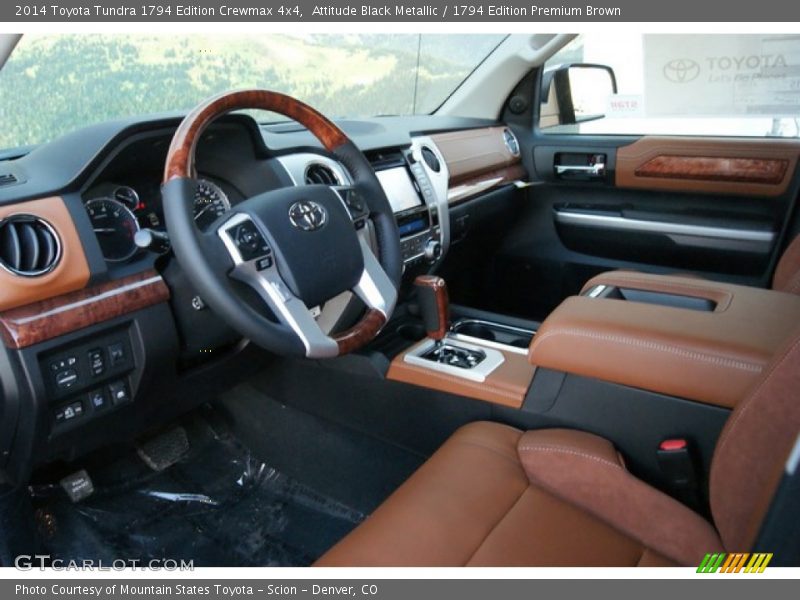 Attitude Black Metallic / 1794 Edition Premium Brown 2014 Toyota Tundra 1794 Edition Crewmax 4x4