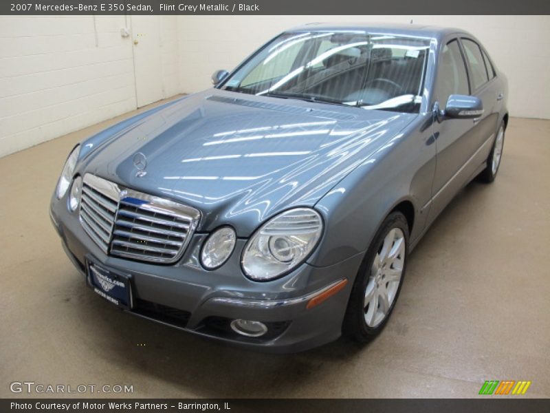 Flint Grey Metallic / Black 2007 Mercedes-Benz E 350 Sedan