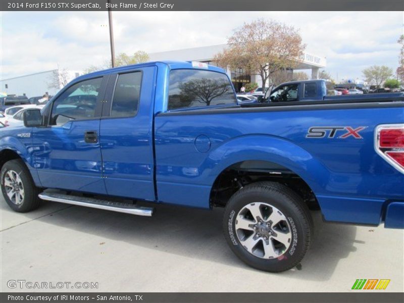 Blue Flame / Steel Grey 2014 Ford F150 STX SuperCab