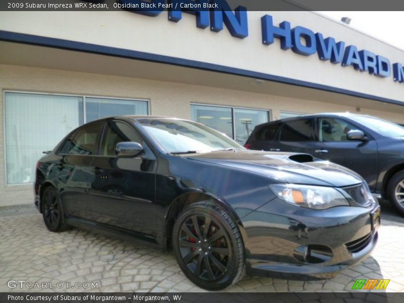 Obsidian Black Pearl / Carbon Black 2009 Subaru Impreza WRX Sedan