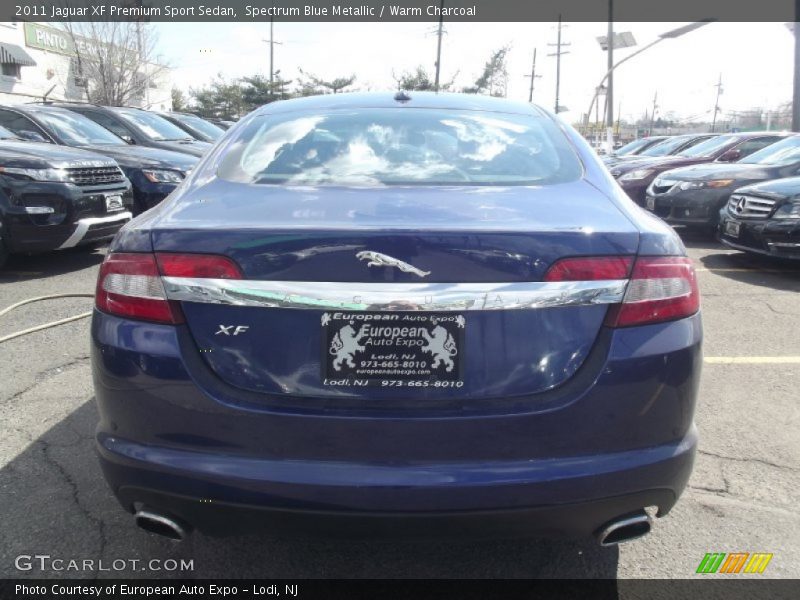 Spectrum Blue Metallic / Warm Charcoal 2011 Jaguar XF Premium Sport Sedan