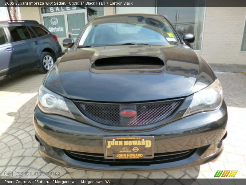 Obsidian Black Pearl / Carbon Black 2009 Subaru Impreza WRX Sedan