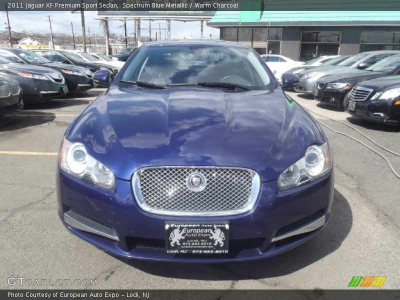 Spectrum Blue Metallic / Warm Charcoal 2011 Jaguar XF Premium Sport Sedan