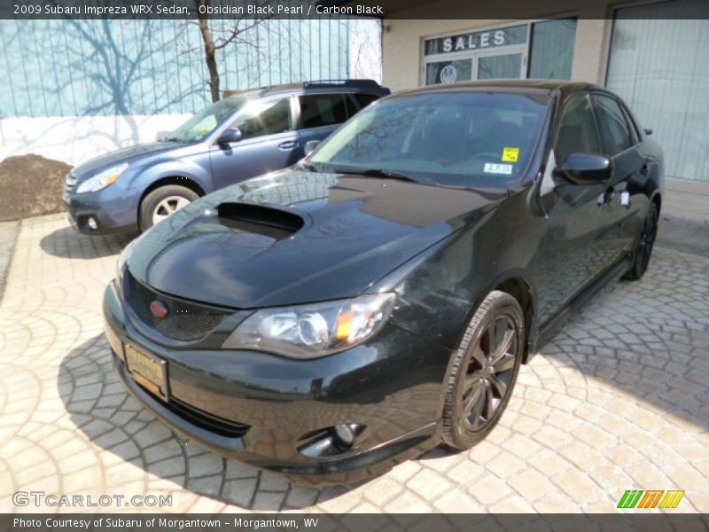 Obsidian Black Pearl / Carbon Black 2009 Subaru Impreza WRX Sedan