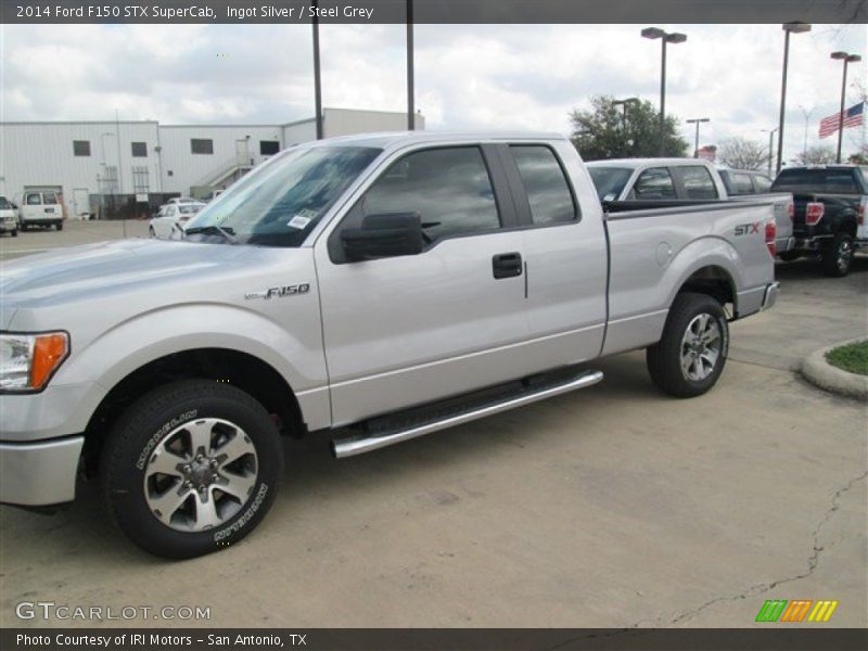 Ingot Silver / Steel Grey 2014 Ford F150 STX SuperCab