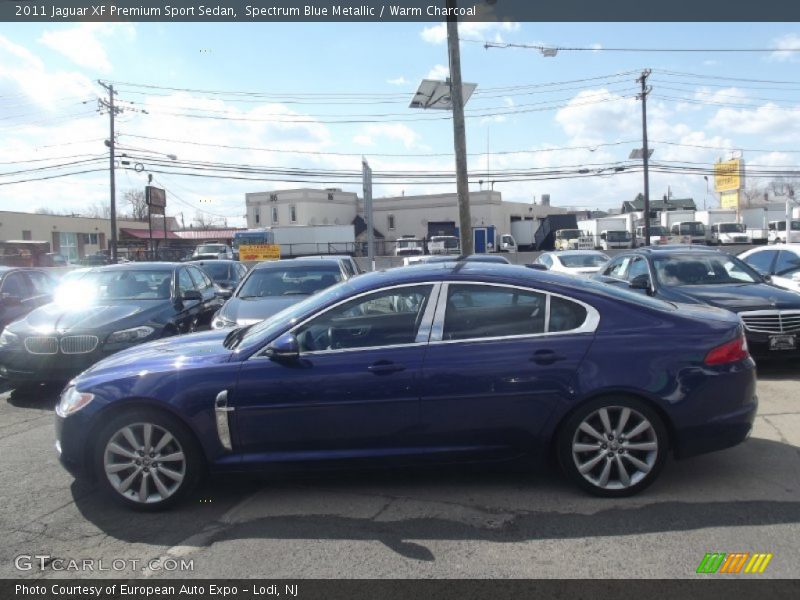 Spectrum Blue Metallic / Warm Charcoal 2011 Jaguar XF Premium Sport Sedan