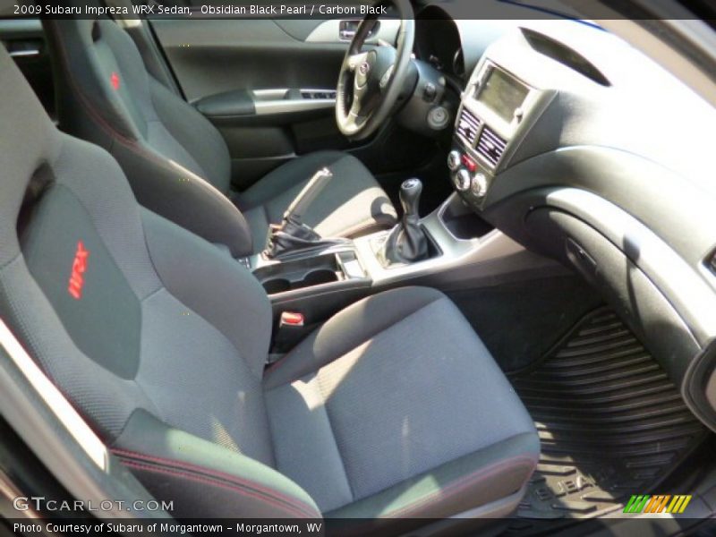 Obsidian Black Pearl / Carbon Black 2009 Subaru Impreza WRX Sedan