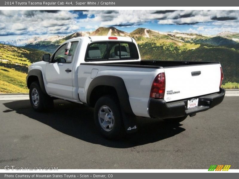 Super White / Graphite 2014 Toyota Tacoma Regular Cab 4x4