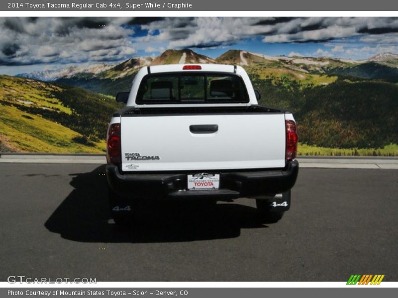 Super White / Graphite 2014 Toyota Tacoma Regular Cab 4x4