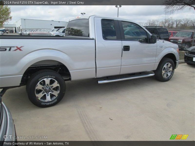 Ingot Silver / Steel Grey 2014 Ford F150 STX SuperCab