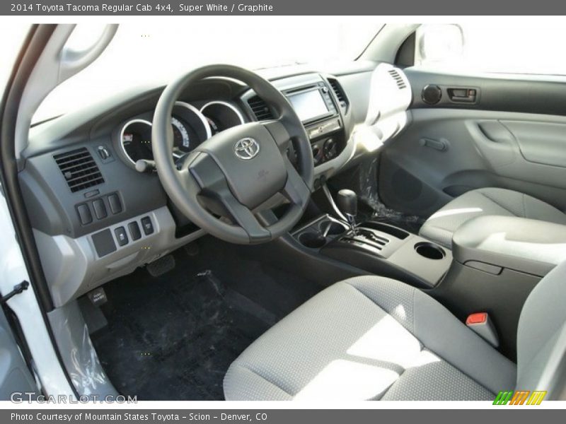 Super White / Graphite 2014 Toyota Tacoma Regular Cab 4x4