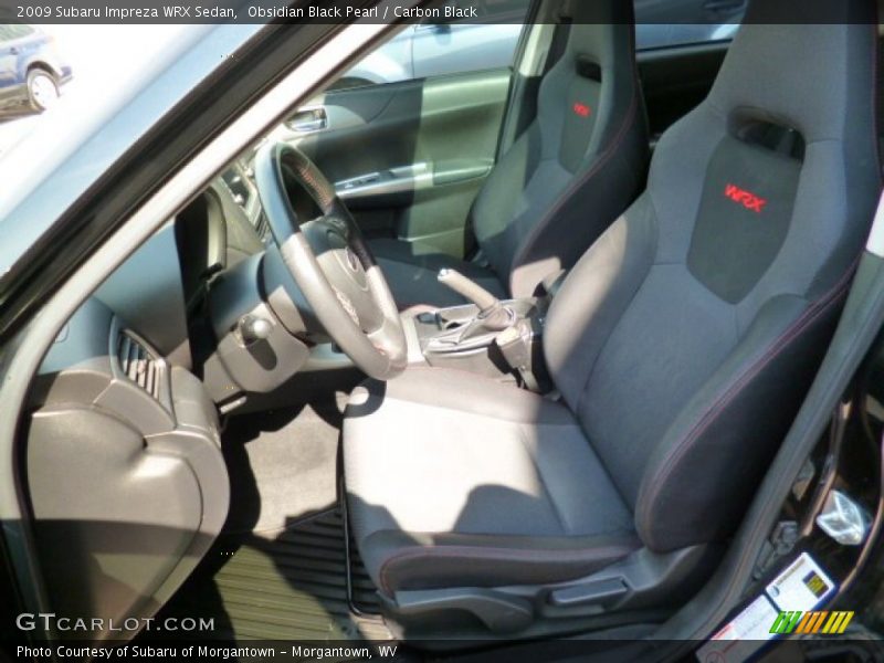 Obsidian Black Pearl / Carbon Black 2009 Subaru Impreza WRX Sedan