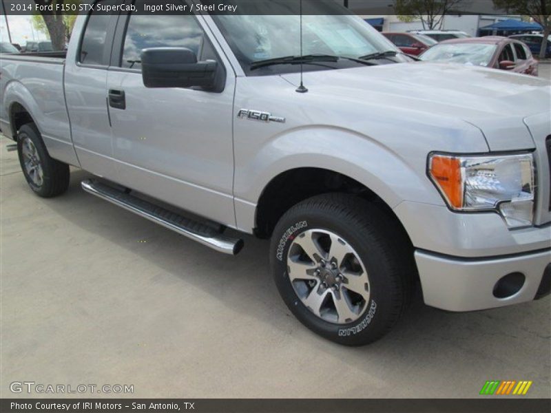 Ingot Silver / Steel Grey 2014 Ford F150 STX SuperCab