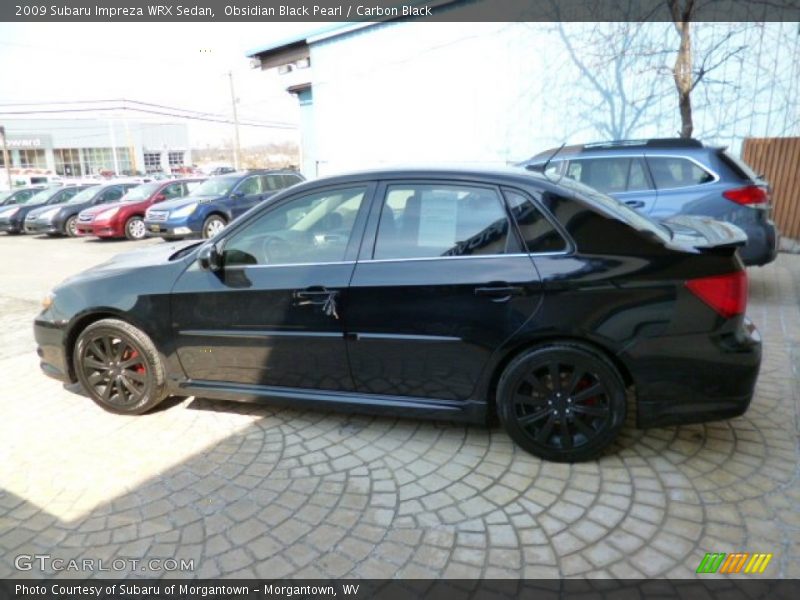 Obsidian Black Pearl / Carbon Black 2009 Subaru Impreza WRX Sedan