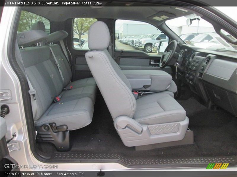 Ingot Silver / Steel Grey 2014 Ford F150 STX SuperCab