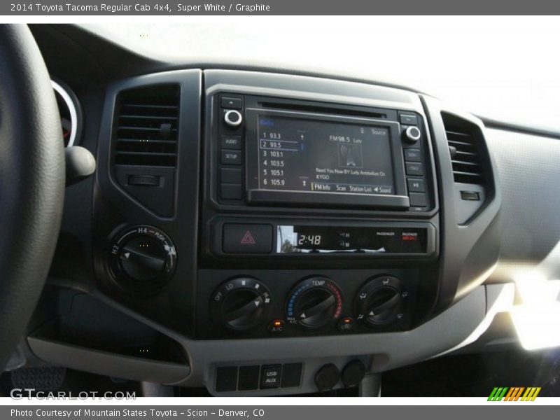 Super White / Graphite 2014 Toyota Tacoma Regular Cab 4x4